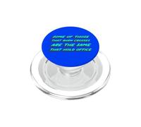 Certains de Ceux Qui brûlent des Croix sont Les mêmes Que Ceux Qui tiennent Leur Bureau PopSockets PopGrip pour MagSafe