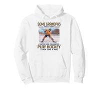 Certains Grands-pères Font des Siestes Cool Grands-pères Jouent au Hockey Sweat à Capuche