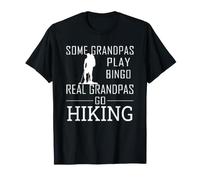 Certains Grands-pères Jouent au Bingo Real Grandpas Go Randonnée Camping T-Shirt