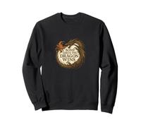 Certains jours, le dragon gagne, illustration, art fantastique Sweatshirt