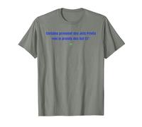 Certains prennent des Jets privés Moi Je Prends des Get 27 T-Shirt, Homme, Vert Kaki chiné, L