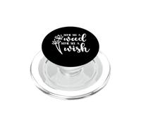 Certains voient Une Mauvaise Herbe, Certains voient Un vœu Pissenlit inspirant PopSockets PopGrip pour MagSafe