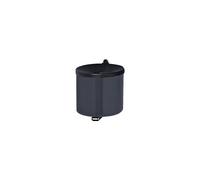 Certeo | Cendrier mural anti-feu | 2,25 l | acier | gris graphite