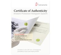 Certificat d'authenticité Hahnemühle A4 Boîte 25 feuilles | ✅ Livraison gratuite à partir de 100 €