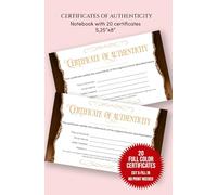 Certificate of Authenticity for Artists: Small Size Certificate of Authenticity for Artwork | Notebook with 20 Certificates | Art Authentication ... Original Paintings, Prints, and Handmade Art