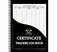 Certificate Tracker Log Book: Retail Voucher Log for Recording Sales, Redemption Activity, Customer Details, and Expiry Tracking