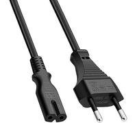 Certification UE,5 Pouce/2M Câble d'alimentation du Chargeur 2 Prong pour Microsoft Surface Go/Laptop/Book,Surface Pro 1/2/3/4/5/6/7/X,HP Envy,Canon Pixma
