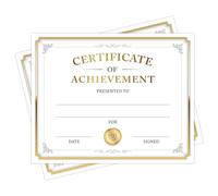Certificats de réussite, certificats de récompense d'or pour les étudiants, cérémonie de remise des diplômes scolaires, certificats d'achèvement de la maternelle préscolaire, 25 certificats de