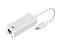 [Certifié Apple MFi] Adaptateur Lightning vers Ethernet, câble adaptateur réseau LAN Ethernet RJ45 avec connecteur 8 broches compatible avec iPhone 13/12/11/XS/XR/X/8/7/iPad/iPod, Plug and Play, prend