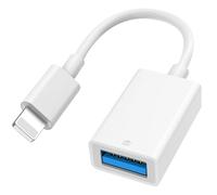 [Certifié Apple MFi] Adaptateur Lightning vers USB, Adaptateur USB pour iPhone 14 13 Pro Max iPad, Caméra OTG Adaptateur pour Flash Drive, Lecteur de Cartes, Souris, Clavier