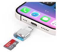 [Certifié Apple MFi] Lecteur de Carte Micro SD pour iPhone Lecteur de Carte Lightning vers Micro SD/TF Adaptateur de Carte Micro