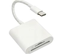 [Certifié Apple MFi ] Lecteur de carte SD pour iPhone 15 16 17, adaptateur de carte avec mémoire micro SD USB de type C, deux emplacements pour iPad/MacBook/Mac, Trail Camera Viewer prend en charge la