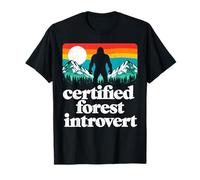 Certifié Forest Introverti Bigfoot Sasquatch Funny Big Foot T-Shirt