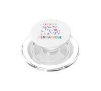 Certifié Germaphobe Funny Clean Freak Hygiène Design PopSockets PopGrip pour MagSafe