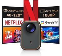 [Certifié Netflix] Xming Episode One,Projecteur Avec Wifi Et Bluetooth,Licence Netflix Google Tv,Projecteur Intelligent 1080P,Dolby Audio,Portable Extérieur,Cinéma À Domicile Et Chambre