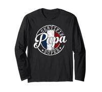 Certifié Super Papa Cadeau pour La Fête des Pères Manche Longue