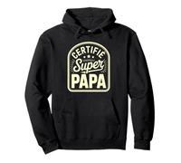 Certifié Super Papa Étoiles Brillantes Sweat à Capuche