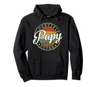 Certifié Super Papy Cadeau pour La Fête des Pères Sweat à Capuche