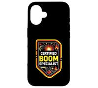 Certified Boom Specialist Funny Explosive Design Coque pour iPhone 16