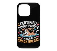 Certified Doggy Paddle Minor in Snack Breaks Coque pour iPhone 13 Pro