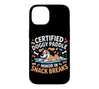 Certified Doggy Paddle Minor in Snack Breaks Coque pour iPhone 14