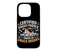 Certified Doggy Paddle Minor in Snack Breaks Coque pour iPhone 14 Pro
