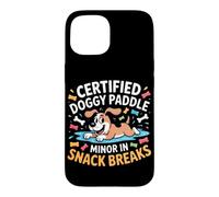 Certified Doggy Paddle Minor in Snack Breaks Coque pour iPhone 15