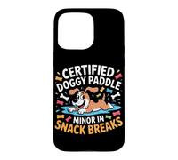 Certified Doggy Paddle Minor in Snack Breaks Coque pour iPhone 15 Pro Max