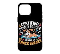 Certified Doggy Paddle Minor in Snack Breaks Coque pour iPhone 16 Pro Max