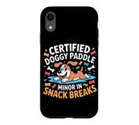 Certified Doggy Paddle Minor in Snack Breaks Coque pour iPhone XR