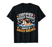 Certified Doggy Paddle Minor in Snack Breaks T-Shirt