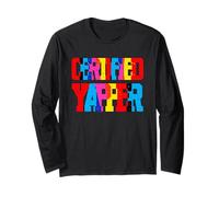 Certified Yapper - Bold & Sarcastic Talking Champion Tee Manche Longue