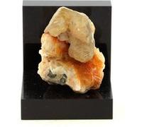 CERUSITE + BARYTE - Pierre Naturelle en Provenance du Maroc, Mibladen - Cristal de plomb et baryum, collection minérale 231.30 ct - Certificat d'Authenticité Inclus 40 x 29 x 25 mm G