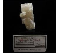 CERUSITE - Pierre Naturelle en Provenance de Tunisie, Djebel Touireuf - Cristal de plomb, minéralogie, collection Deyrolle 117.0 ct - Certificat d'Authenticité Inclus 40 x 20 x 14 mm G