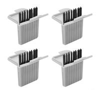 Cerustop Lot de 32 filtres de cérumen pour appareils auditifs Phonak, ReSound, Widex et plus encore, outils de nettoyage, lot de 4 avec 8 filtres