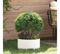 Cervaline Anneau de jardinière Blanc 40 x 40 x 20 cm Acier laminé à Froid,Maison & Jardin,Pelouses & Jardins,Jardinage,Pots & Cache-Pots,2.1 kg-873608