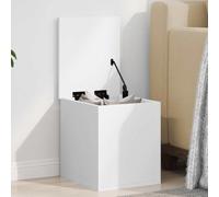 Cervaline Boîte de Rangement Blanc 30x35x35 cm Bois d'ingénierie,Meubles,Armoires & Meubles de Rangement,Coffres de Rangement,7.82 kg-840667
