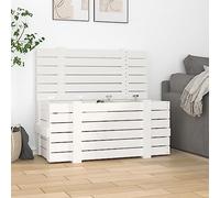 Cervaline Boîte de Rangement Blanc 91x40,5x42 cm Bois Massif de pin,Maison & Jardin,Produits ménagers,Rangement & Organisation,Chariots de Rangement,13.54 kg-824999
