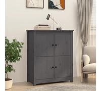 Cervaline Buffet Gris 83x41,5x100 cm Bois Massif de pin,Meubles,Armoires & Meubles de Rangement,Buffets & bahuts,21.1 kg-821509
