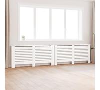 Cervaline Cache-radiateurs 2 pcs Blanc 172x19x81,5 cm MDF,Maison & Jardin,Accessoires pour appareils électroménagers,Accessoires pour radiateurs,28.7 kg-3051376