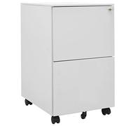 Cervaline Classeur Mobile Gris Clair 39x45x67 cm Acier,Meubles,Armoires & Meubles de Rangement,Classeur à tiroirs,17.35 kg-335975
