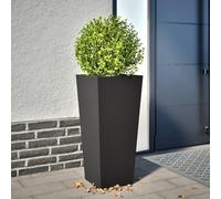 Cervaline Jardinière Noir 35x35x75 cm Acier,Maison & Jardin,Pelouses & Jardins,Jardinage,Pots & Cache-Pots,7.14 kg-851080