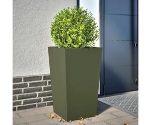 Cervaline Jardinière Vert Olive 45x45x75 cm Acier,Maison & Jardin,Pelouses & Jardins,Jardinage,Pots & Cache-Pots,8.99 kg-851100