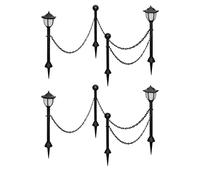 Cervaline Lampes solaires 4 pcs avec chaîne et piquets,Maison & Jardin,Luminaires,Éclairage extérieur,2.7 kg-277119