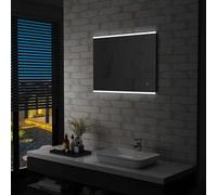 Cervaline Miroir Mural à LED de Salle de Bain et capteur Tactile 80x60 cm,Maison & Jardin,Décorations,Miroirs,8.2 kg-144733