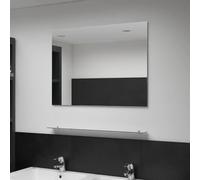 Cervaline Miroir Mural avec étagère 80x60 cm Verre trempé,Maison & Jardin,Décorations,Miroirs,8.46 kg-249442