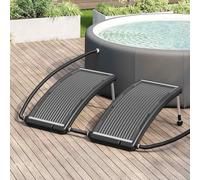 Cervaline Panneaux de Chauffage Solaire de Piscine courbés 2 pcs 110x65cm,Maison & Jardin,Piscine & Spa,Accessoires pour piscines & spas,Systèmes de Chauffage pour piscines,23.8 kg-3059850