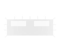 Cervaline Paroi latérale de belvédère avec fenêtres 6x2 m Blanc,Maison & Jardin,Pelouses & Jardins,Vie en extérieur,Structures extérieures,Accessoires pour auvents & abris,1.3 kg-3070416