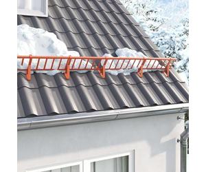 Cervaline Protection de Neige pour Toit Rouge 300 x 2,5 x 20 cm Acier,Quincaillerie,Clôtures & barrières,Accessoires pour clôtures & portillons,4.7 kg-42028464