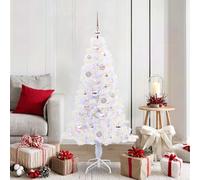 Cervaline Sapin de Noël Artificiel avec 150 LED Blanc 150 cm PVC et Acier,Maison & Jardin,Décorations,Décorations de Noël & saisonnières,Sapins de noël,2.88 kg-3426650